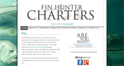 Desktop Screenshot of finhuntercharters.com