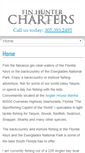 Mobile Screenshot of finhuntercharters.com